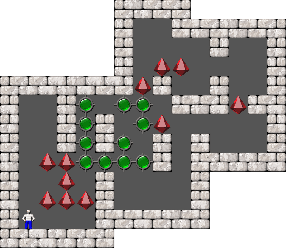 Сокобан Thinking Rabbit Arranged уровень 291